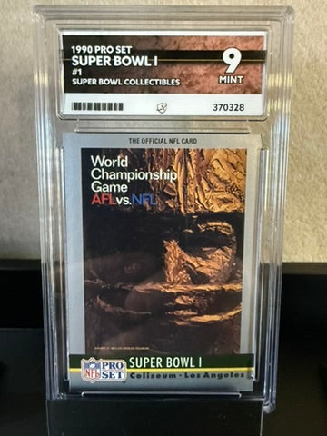 1990 Pro Set Super Bowl I – Mint 9