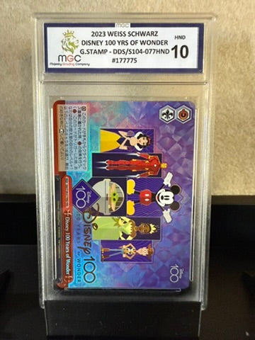 2023 Weiss Schwarz "Disney 100 Years of Wonder" – DDS/S104-077HND – MGC 10 Graded
