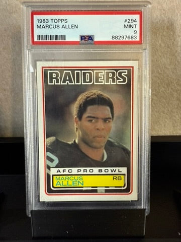 1983 Topps Marcus Allen #294 – PSA 9 Mint