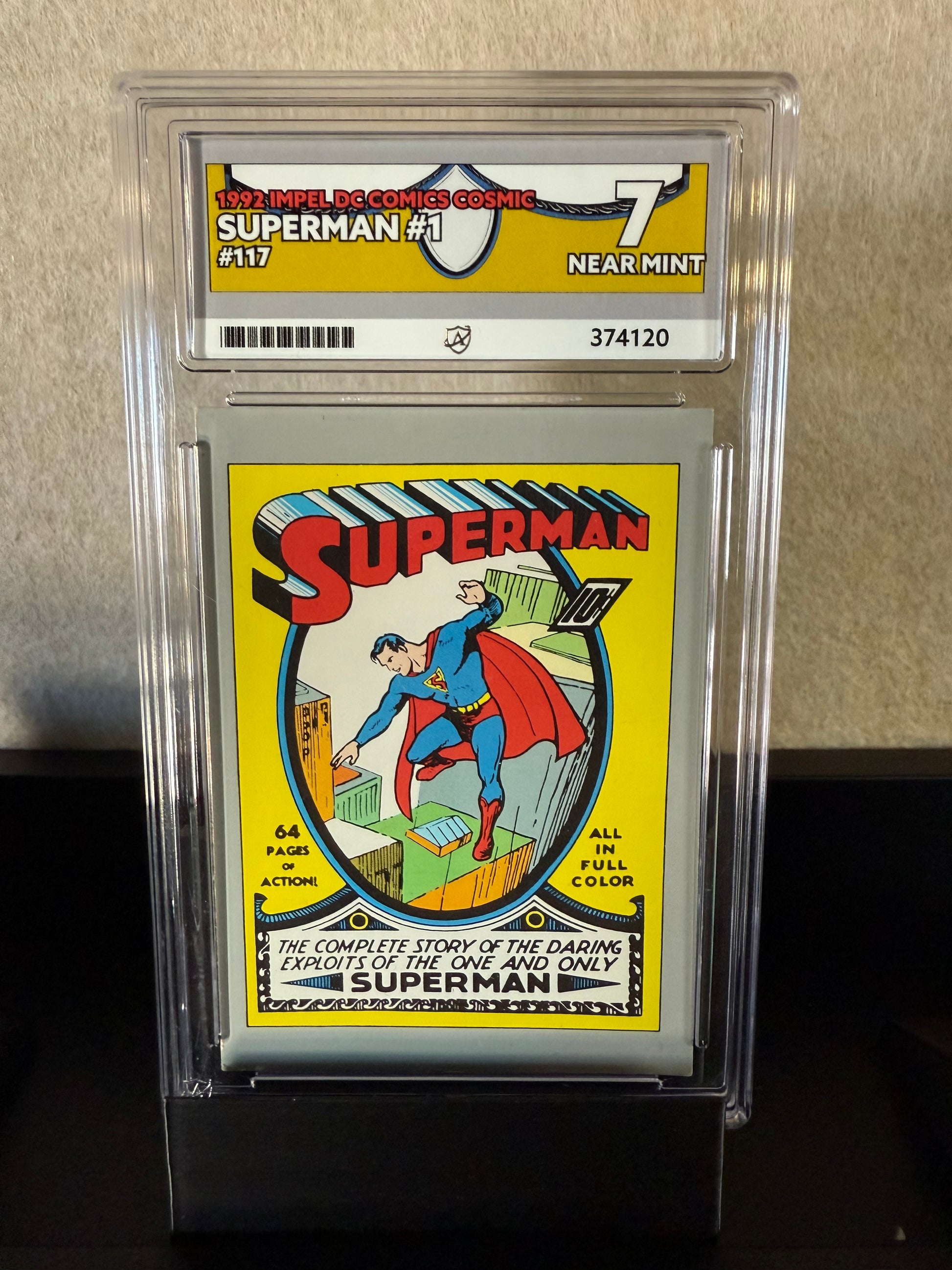 1992 Impel DC Comics Cosmic Superman #1 – NM 7
