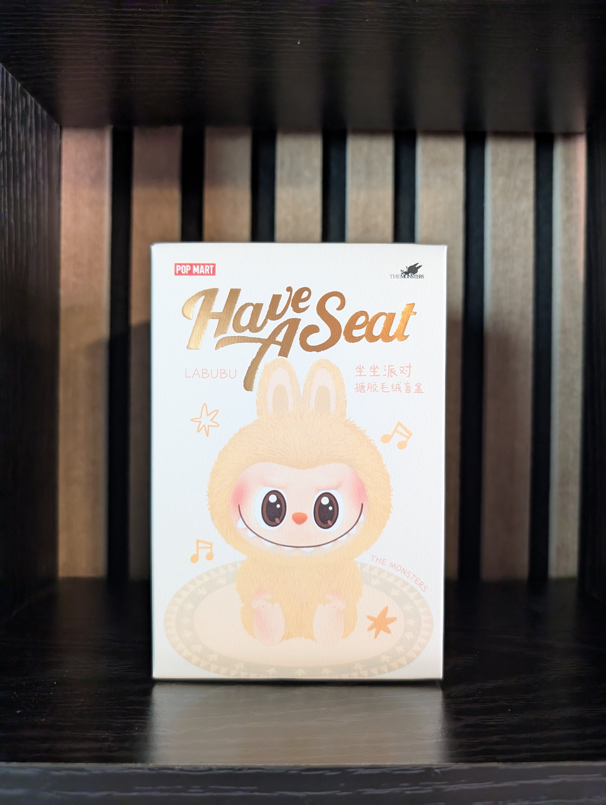 Pop Mart “Have a Seat” Labubu – Blind Box Vinyl Plush Figure
