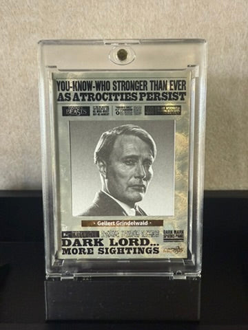 2025 Cosmos Harry Potter “Gellert Grindelwald – Dark Lord Sightings” Foil Insert