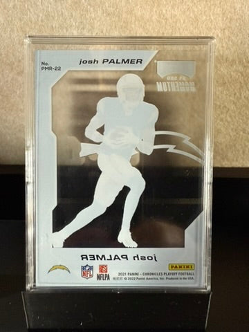2021 Playoff Momentum Josh Palmer RC – Chargers Rookies Insert