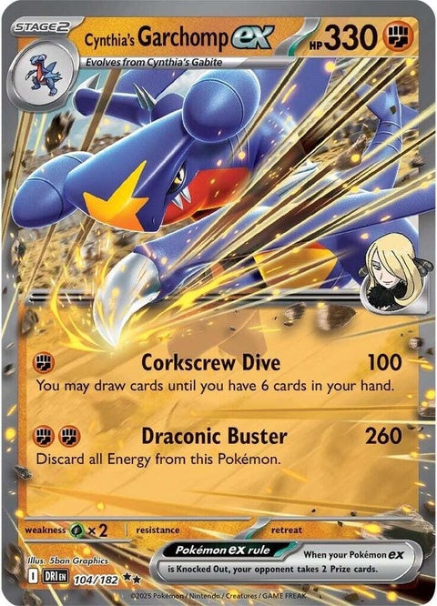 Cynthia's Garchomp Ex (104)