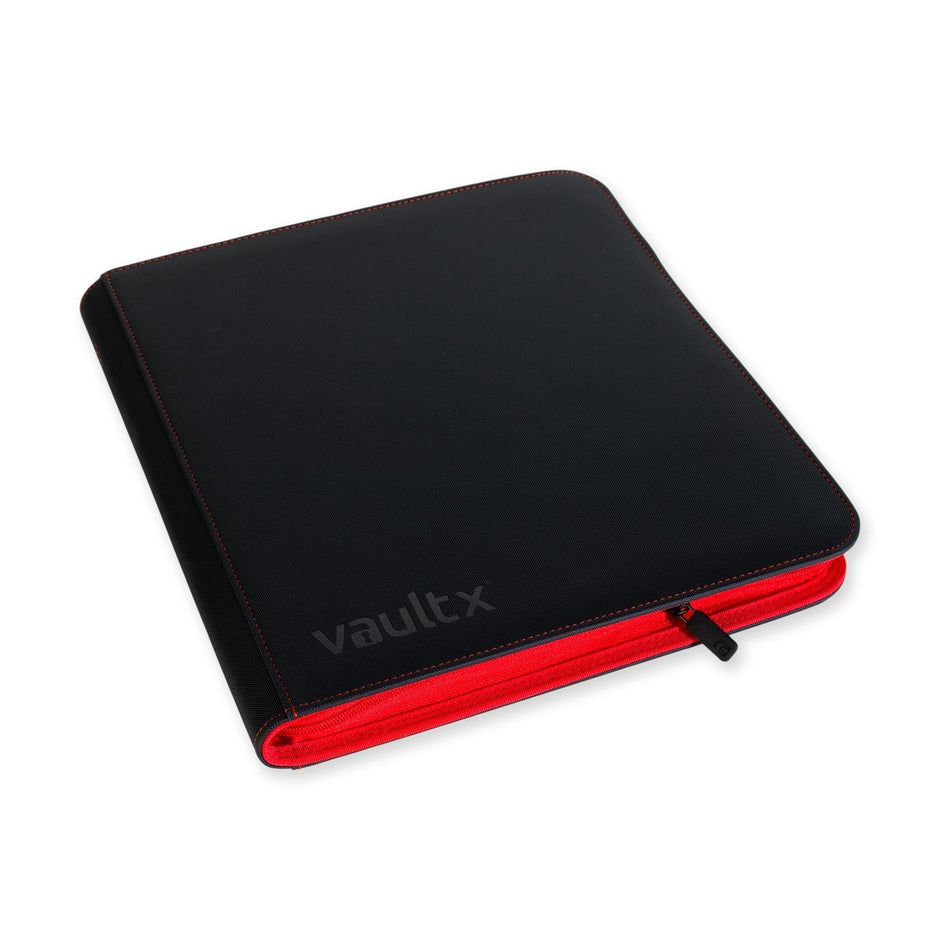 VaultX Scarlet & Violet 10 Exo-Tec® Zip Binder - 12 Pocket