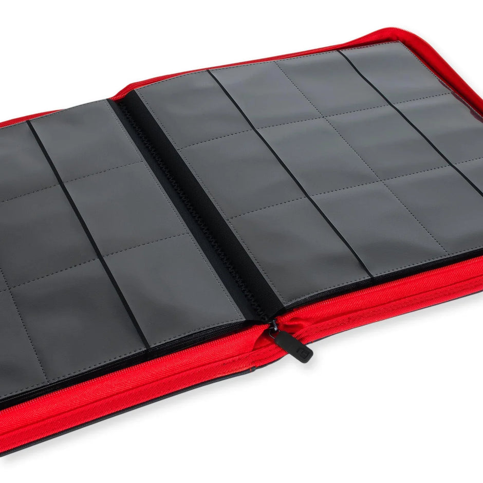 VaultX Scarlet & Violet 10 Exo-Tec® Zip Binder - 12 Pocket
