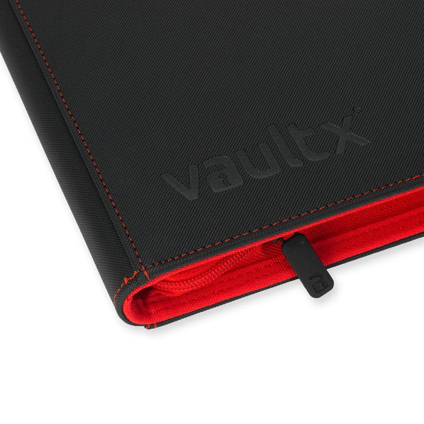 VaultX Scarlet & Violet 10 Exo-Tec® Zip Binder - 9 Pocket