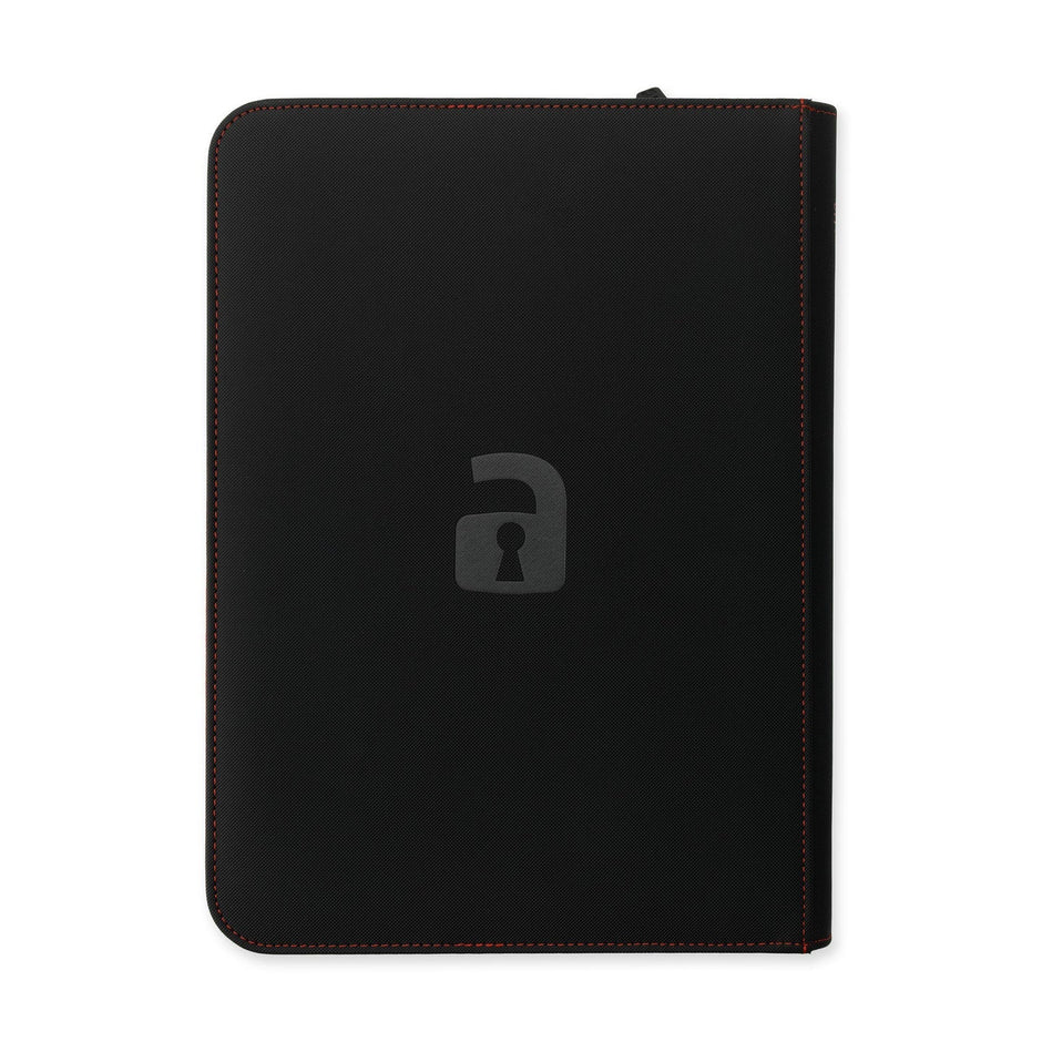 VaultX Scarlet & Violet 10 Exo-Tec® Zip Binder - 9 Pocket