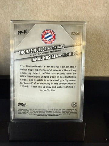 Thomas Müller & Jamal Musiala – Premium Partnerships – Topps UEFA Champions League