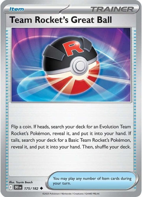 Team Rocket's Great Ball (175)