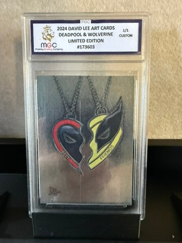 2024 David Lee Art Card – Deadpool & Wolverine Split Mask (1/1) – MGC Graded