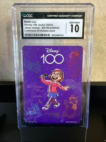 2023 Disney 100 Joyful Meilin Lee – Luminous Orchestra #D100+SSR26 – CGC 10 Graded