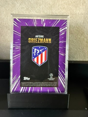 2023-24 Topps UEFA Champions League Antoine Griezmann Purple Refractor /25