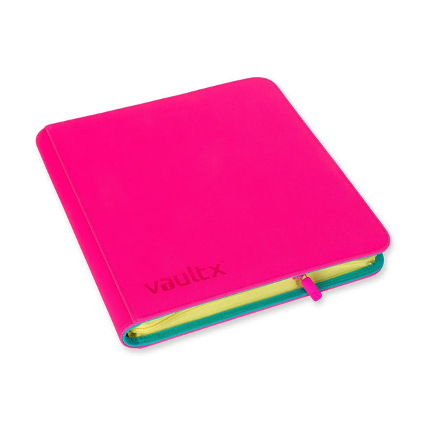 VaultX Scarlet & Violet 9 Exo-Tec® Zip Binder - 12 Pocket