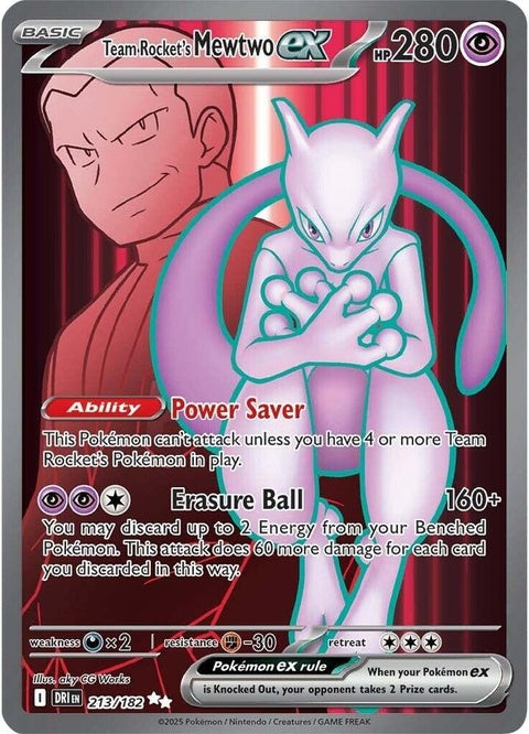Team Rocket's Mewtwo Ex (213)
