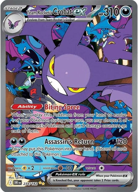 Team Rocket's Crobat Ex (234)