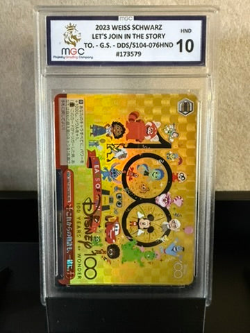 2023 Weiss Schwarz “Let’s Join in the Story” Disney 100 – DDS/S104-076HND – MGC 10 Graded