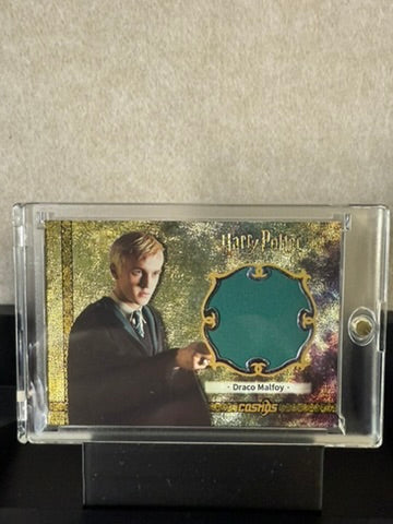 2025 Cosmos Harry Potter Draco Malfoy Costume Relic Card – Teal Robe Swatch