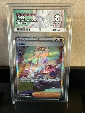 2023 Pokémon Scarlet EX – Jacq SAR #104 – Japanese – Graded 8 NM-MT