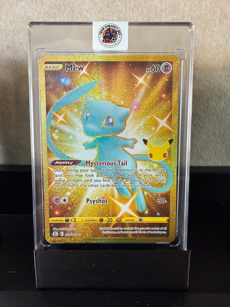 2021 Pokémon Celebrations – Mew 25th Anniversary Gold Secret Rare #025/025