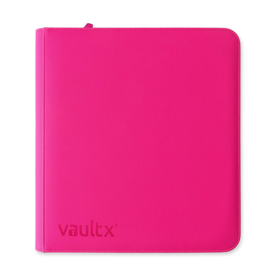 VaultX Scarlet & Violet 9 Exo-Tec® Zip Binder - 12 Pocket