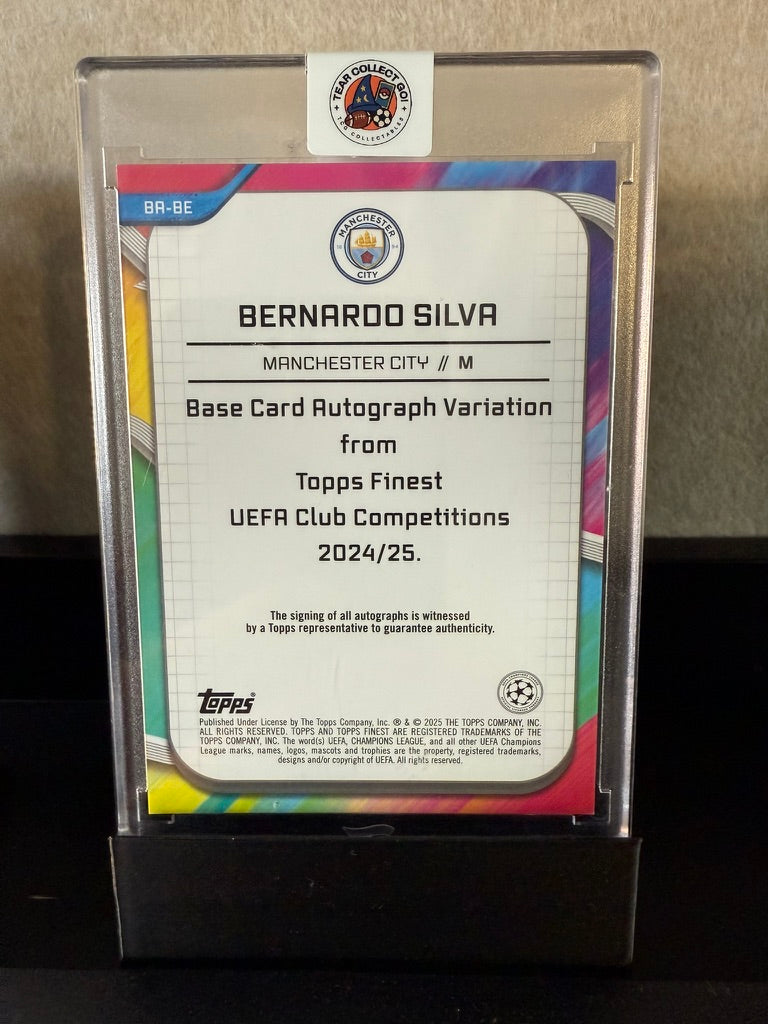 2022/23 Topps Finest UEFA – Bernardo Silva Autograph Card #100/100