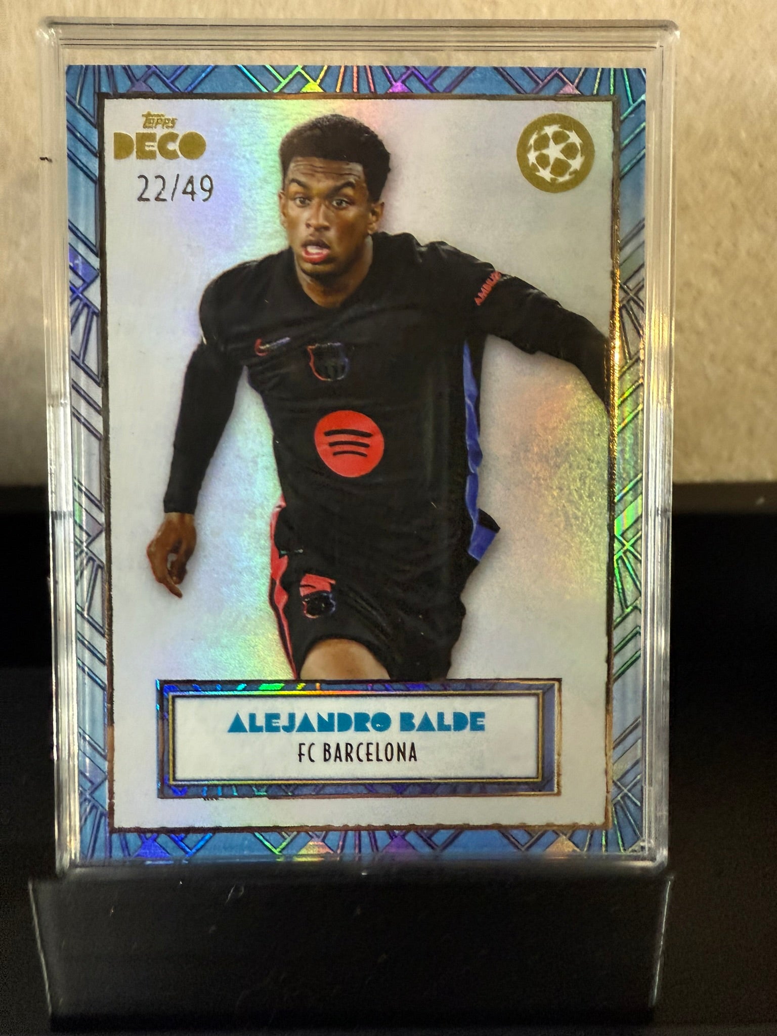 Alejandro Balde – FC Barcelona – 2023 Topps Deco /49 – Champions League