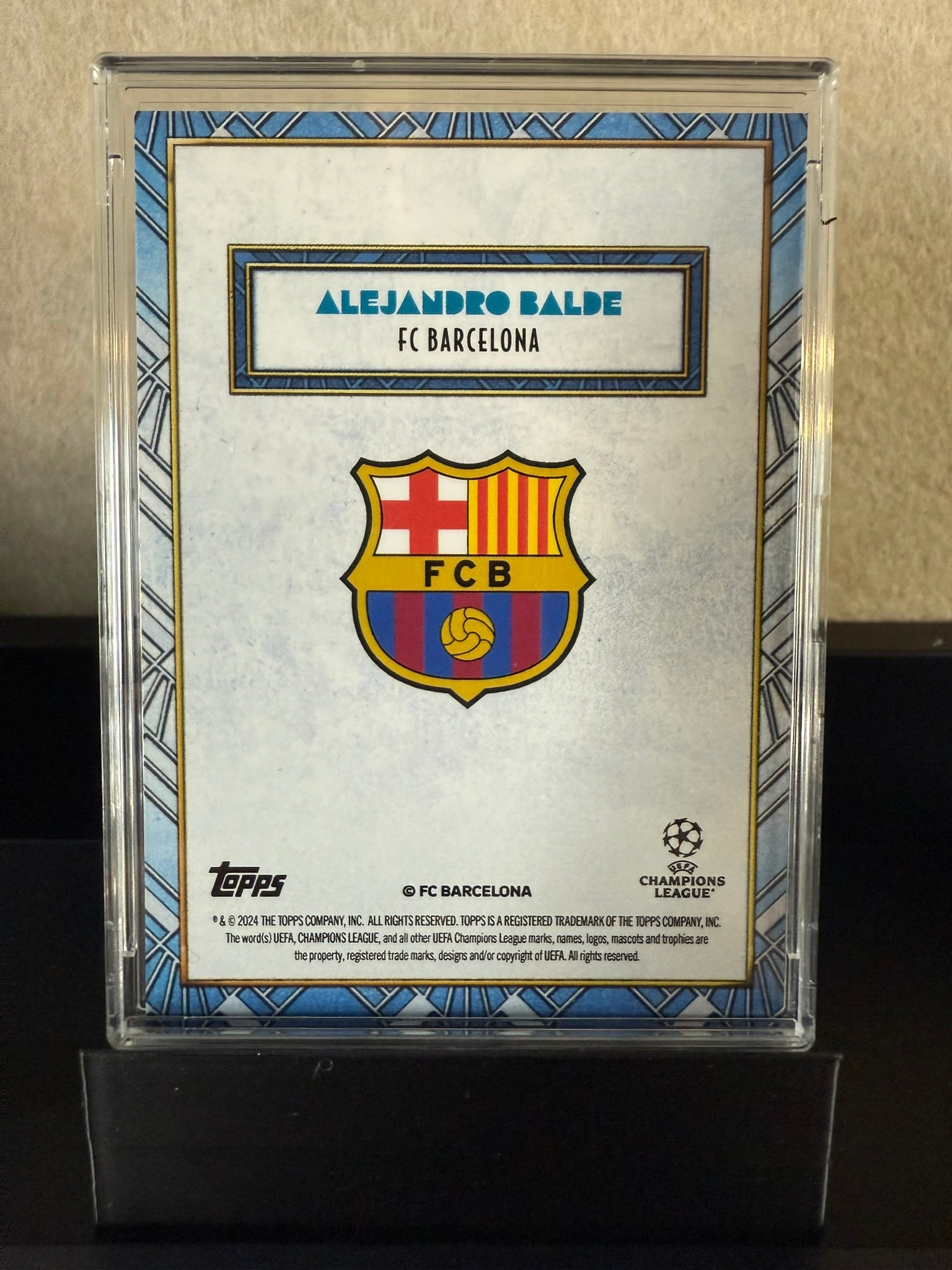 Alejandro Balde – FC Barcelona – 2023 Topps Deco /49 – Champions League
