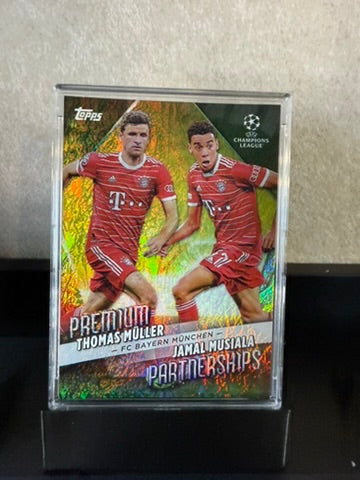Thomas Müller & Jamal Musiala – Premium Partnerships – Topps UEFA Champions League