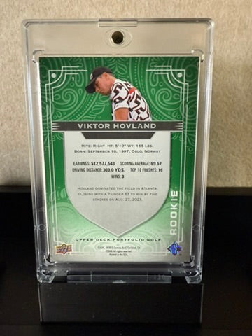 Viktor Hovland Rookie Card – 2021 Upper Deck Stature #134/199