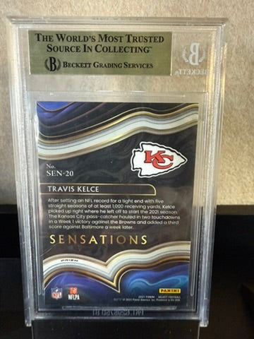 2021 Select Sensations Travis Kelce – Graded 9.5 GEM MINT (BGS)