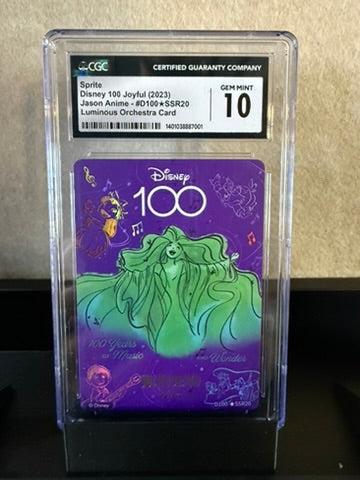 2023 Disney 100 Joyful "Sprite" – Luminous Orchestra #D100+SSR20 – CGC 10 Graded
