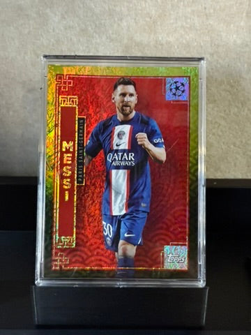 Lionel Messi – Topps UEFA Champions League – Chinese New Year Parallel – PSG 22/50
