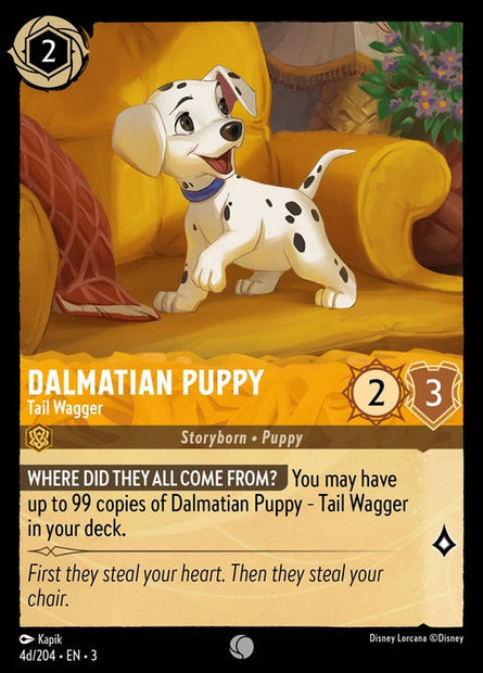 Dalmatian Puppy - Tail Wagger (4d)
