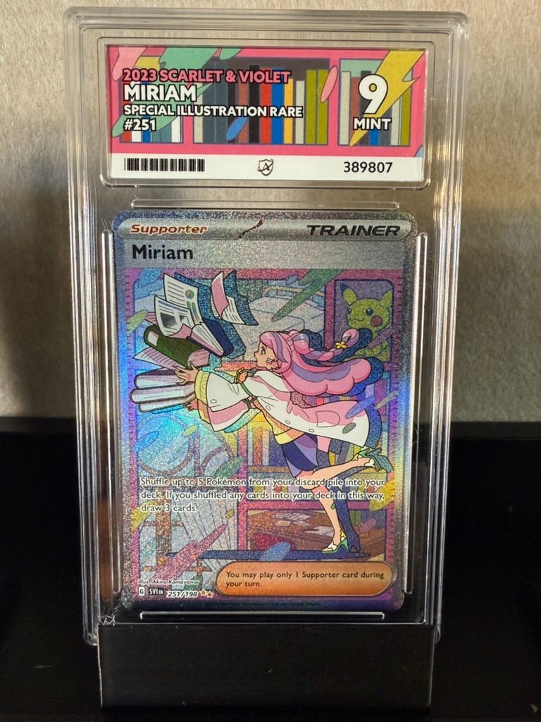 2023 Pokémon Scarlet & Violet Miriam #251 Special Illustration Rare – Mint 9