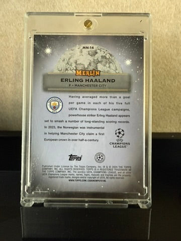 Erling Haaland – 2023 Merlin “Mystic Nights” /150 – Manchester City – UEFA Champions League
