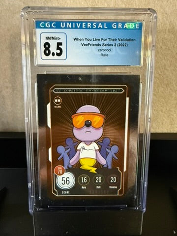 2022 VeeFriends Series 2 “When You Live For Their Validation” – CGC 8.5 (Rare)