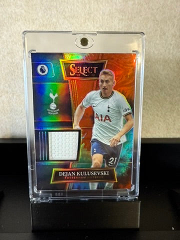 2022-23 Panini Select Dejan Kulusevski Memorabilia Card – Tottenham Hotspur
