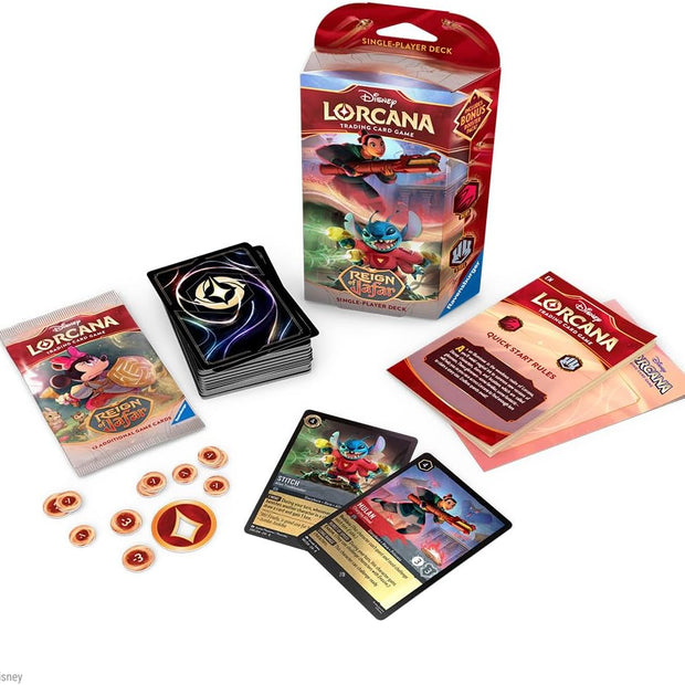 Disney Lorcana Trading Card Game - Reign of Jafar Starter Deck - Set 8