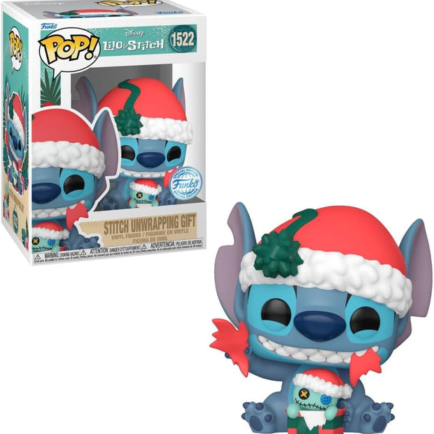 Funko Pop! Stitch - Unwrapping Gift