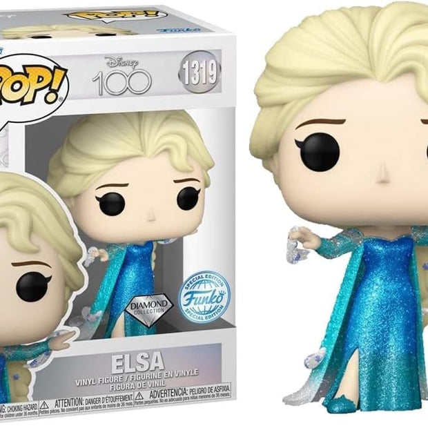 Funko Pop! Frozen - Elsa Disney 100th Diamond Glitter Collection