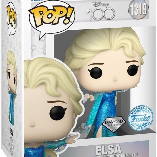 Funko Pop! Frozen - Elsa Disney 100th Diamond Glitter Collection