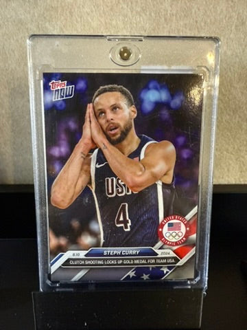 Steph Curry – Topps Now Team USA Gold Medal Moment (Olympics Edition)