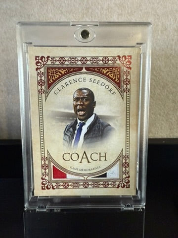 Clarence Seedorf “Coach” Memorabilia Relic Card – Rare Manager