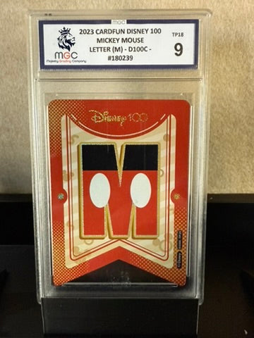 2023 Cardfun Disney 100 – Mickey Mouse "Letter M" – Graded 9
