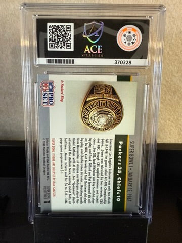 1990 Pro Set Super Bowl I – Mint 9