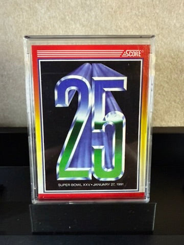 1990 Score Super Bowl XXV – Commemorative Insert – January 27, 1991