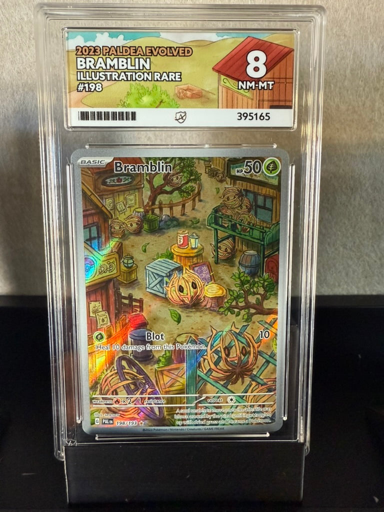 2023 Pokémon Paldea Evolved Bramblin #198 Illustration Rare – NM-MT 8