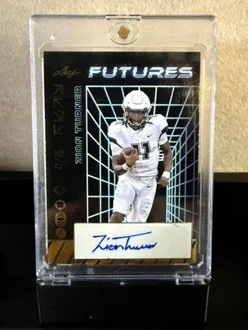 Leaf Futures Zion Turner Auto Rookie Card – Gold Foil