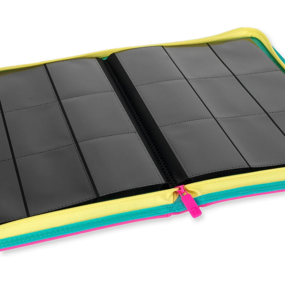 VaultX Scarlet & Violet 9 Exo-Tec® Zip Binder - 9 Pocket